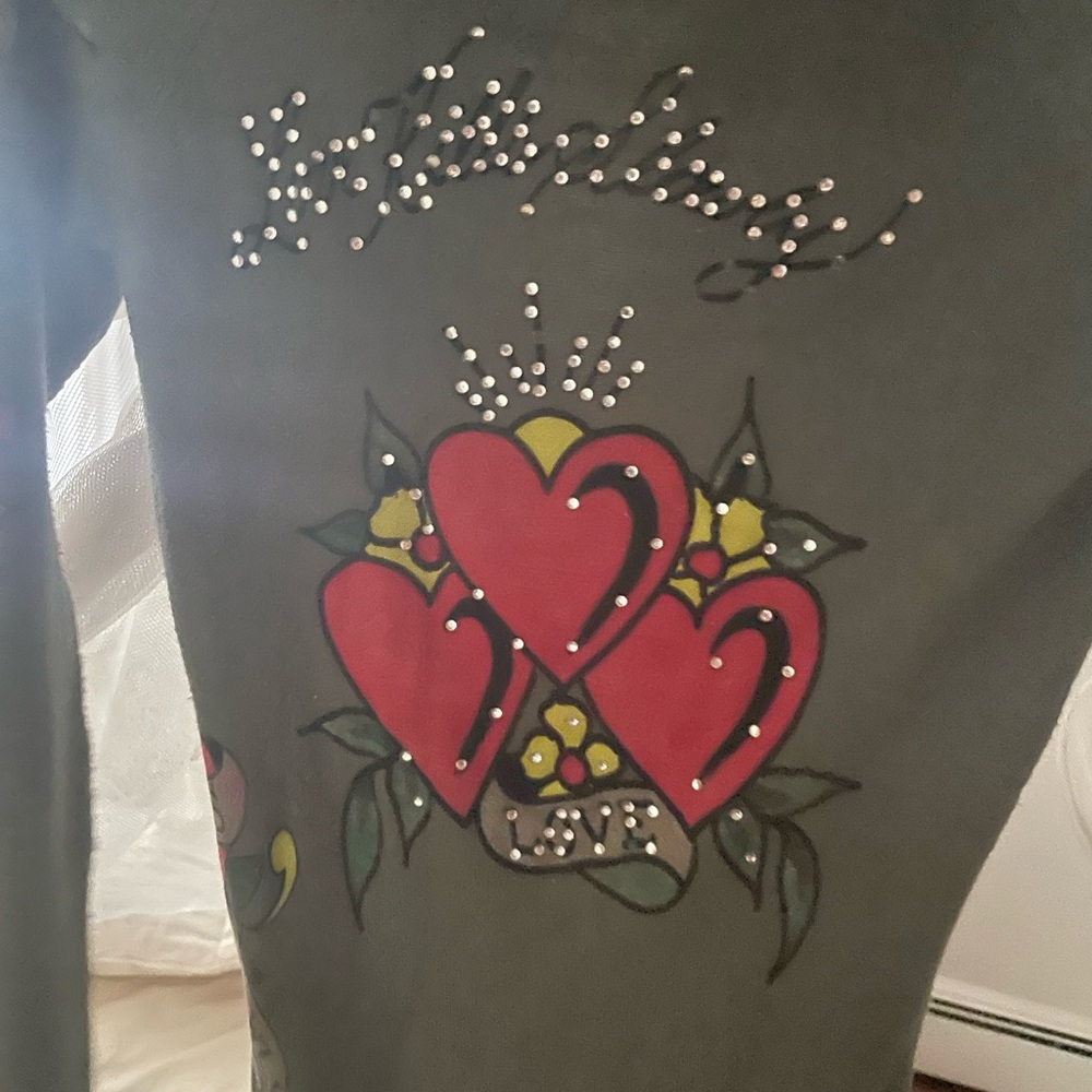 Embroidered Jacket With Love Patch - image 6
